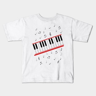 Beat It Michael Jackson piano shirt Kids T-Shirt